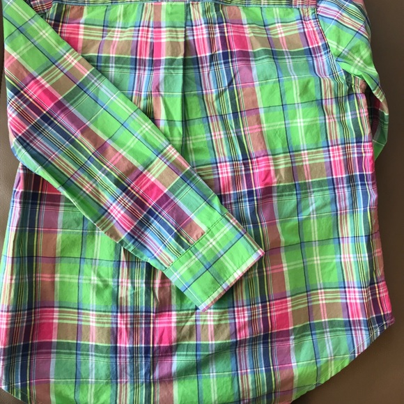 Plaid Ralph Lauren button down - Picture 2 of 3